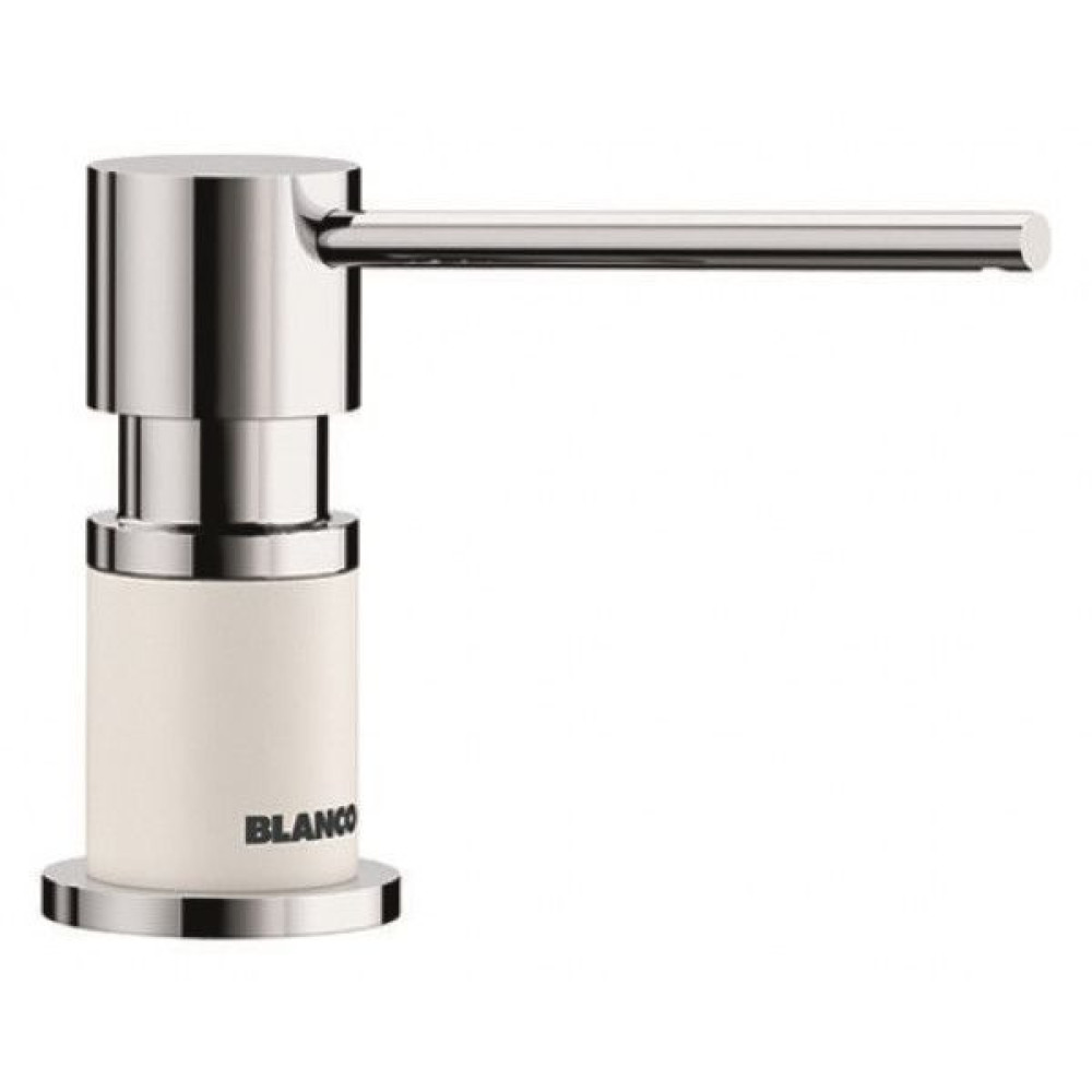 Диспенсер Blanco LATO (арт.525814) хром/белый