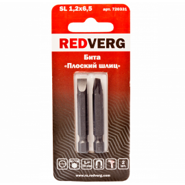 Бита Redverg SL1,2х6,5х50 (2шт.)(720331)