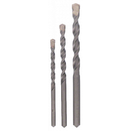 Набор 3 сверл бетон BOSCH 5/6/8 silver