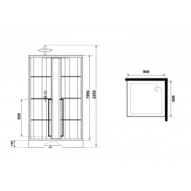 Душевая кабина NIAGARA Standart ST90/15QL/KL/BKT