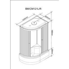 Душевая кабина Parly BM121L