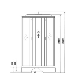 Душевая кабина NIAGARA NG-33184-14RF