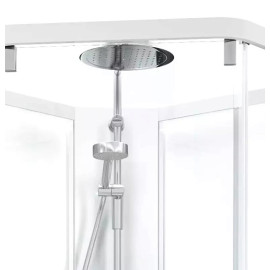 Душевая кабина IDO Showerama 10-5 Comfort 100х100 пятиугольная белый/прозрачное стекло (131.404.207.313)