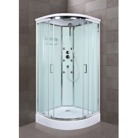 Душевая кабина BELBAGNO UNO-CAB-R-2-80-P-CR