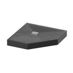 Поддон GROSSMAN GR-S29090D 90х90х2,5 см графит