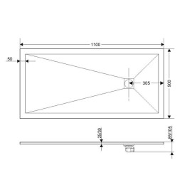 Экран для поддона GROSSMAN GR-S190110Q Strong