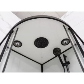 Душевая кабина FRANK F400 Black низкий поддон