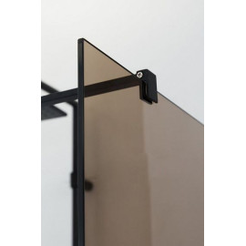 Душевая перегородка CEZARES Liberta-L-1-110-BR-Nero