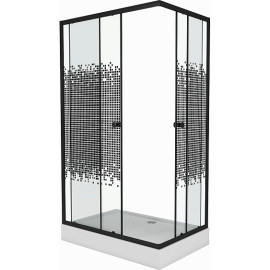 Душевой уголок NIAGARA NG-0180-14Q BLACK