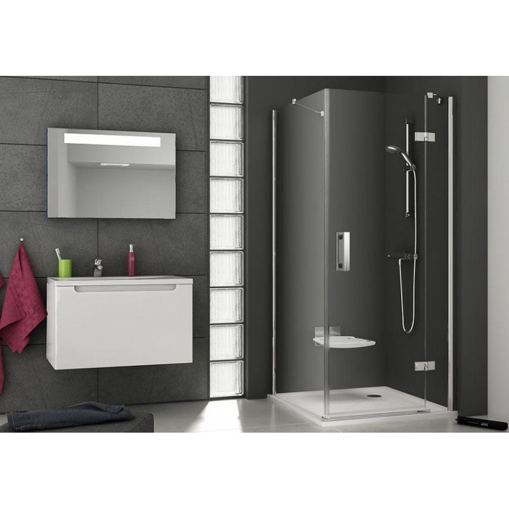 Душевая стенка RAVAK Smartline SMPS-100 R хром + транспарент 9SPA0A00Z1