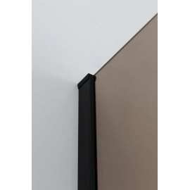 Душевая перегородка CEZARES Liberta-L-1-110-BR-Nero