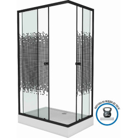 Душевой уголок NIAGARA NG-0180-14Q BLACK