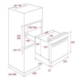 Духовой шкаф Teka HSB 740 G SS (111040001)