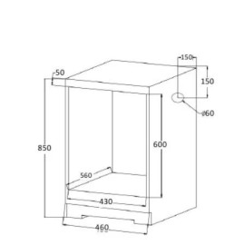 Духовой шкаф MEFERI MEO454BK LIGHT