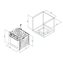 Духовой шкаф WEISSGAUFF WGO 702 White Glass