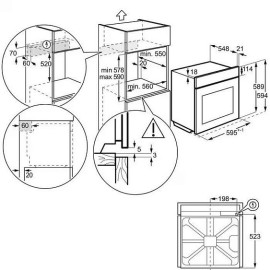 Духовой шкаф ELECTROLUX EOD6F77WV