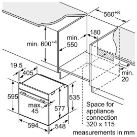 Духовой шкаф BOSCH HBG7342B1