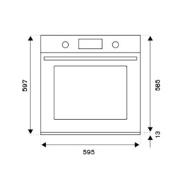 Духовой шкаф BERTAZZONI F6011MODPTX/23