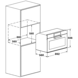Духовой шкаф FULGOR Milano FCLO 9615 TEM 2F BK