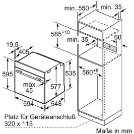 Духовой шкаф BOSCH HRG6753S2