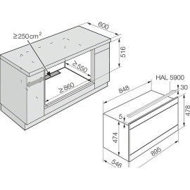 Духовой шкаф MIELE h 5981 bp (ice) алюминий