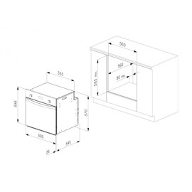 Духовой шкаф KORTING okb 582 csx pro