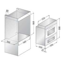 Духовой шкаф ILVE 200B-MMP