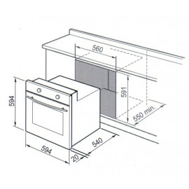 Духовой шкаф DELONGHI cm 6 cf