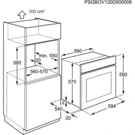Духовой шкаф ELECTROLUX eog 92100 ax