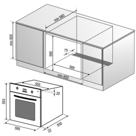 Духовой шкаф Rainford RBO 5649 Black