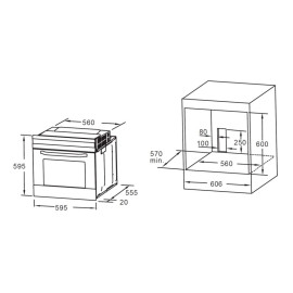 Духовой шкаф AKPO PEA 7009MED03 BL