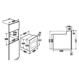 Духовой шкаф KUPPERSBUSCH EEB 6360.1 JX2 Black Chrome