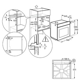 Духовой шкаф ELECTROLUX KOFGH40X