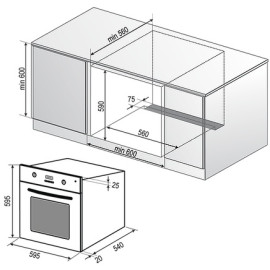 Духовой шкаф RAINFORD RBO-2627 Inox