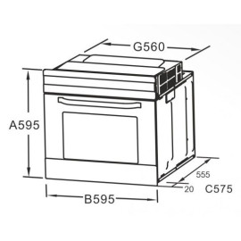 Духовой шкаф EXITEQ EXO-404 BLACK