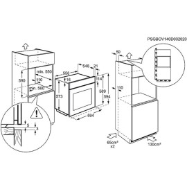 Духовой шкаф ELECTROLUX eog91402ax