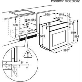 Духовой шкаф ELECTROLUX OPEB2500R
