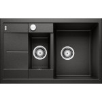 Кухонная мойка BLANCO METRA 6S Compact SILGRANIT черный с кл-авт (525925)