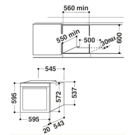 Духовой шкаф WHIRLPOOL akzm7540/nb