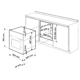Духовой шкаф INDESIT fa 217 j k.a ix