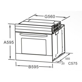Духовой шкаф EXITEQ EXO-403 BLACK/INOX