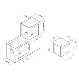 Духовой шкаф FORNELLI fea 60 modernita wh