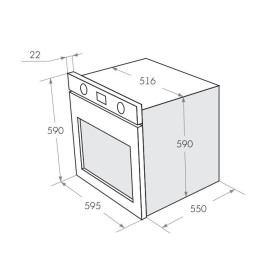 Духовой шкаф Maunfeld AEOC.575W
