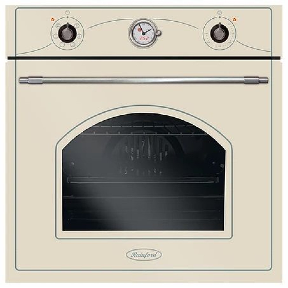 Духовой шкаф RAINFORD RBO-3616 R Cream SL (RAL1013 Texture)