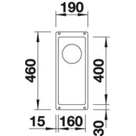 Кухонная мойка Blanco SUBLINE 160-U SILGRANIT антрацит c отв.арм. InFino (арт.523396)