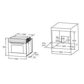 Духовой шкаф AKPO PEA 6508 MMD03 BL