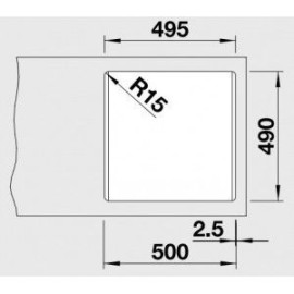 Мойка BLANCO 521672 BLANCO PLEON 5 белый