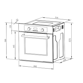 Духовой шкаф MAUNFELD dp03