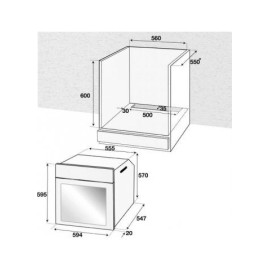 Газовый духовой шкаф BEKO big22100x
