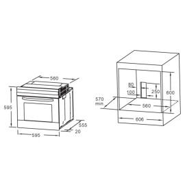 Духовой шкаф AKPO PEA 6508F MMD01 WH